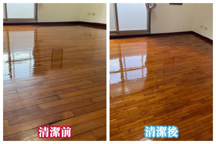 台中居家清潔案例-木地板清潔｜京安工程